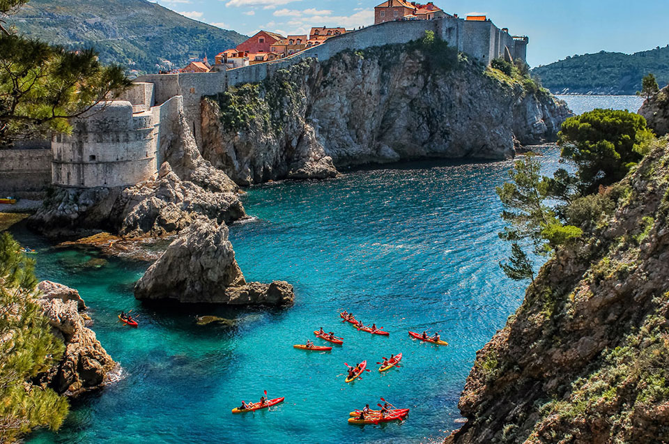 Sunset kayak tour Dubrovnik